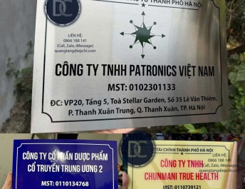 Biển hiệu công ty tại Hoàng Mai - Bền đẹp, uy tín