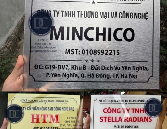 Biển hiệu công ty tại Thanh Trì – Uy tín, chất lượng